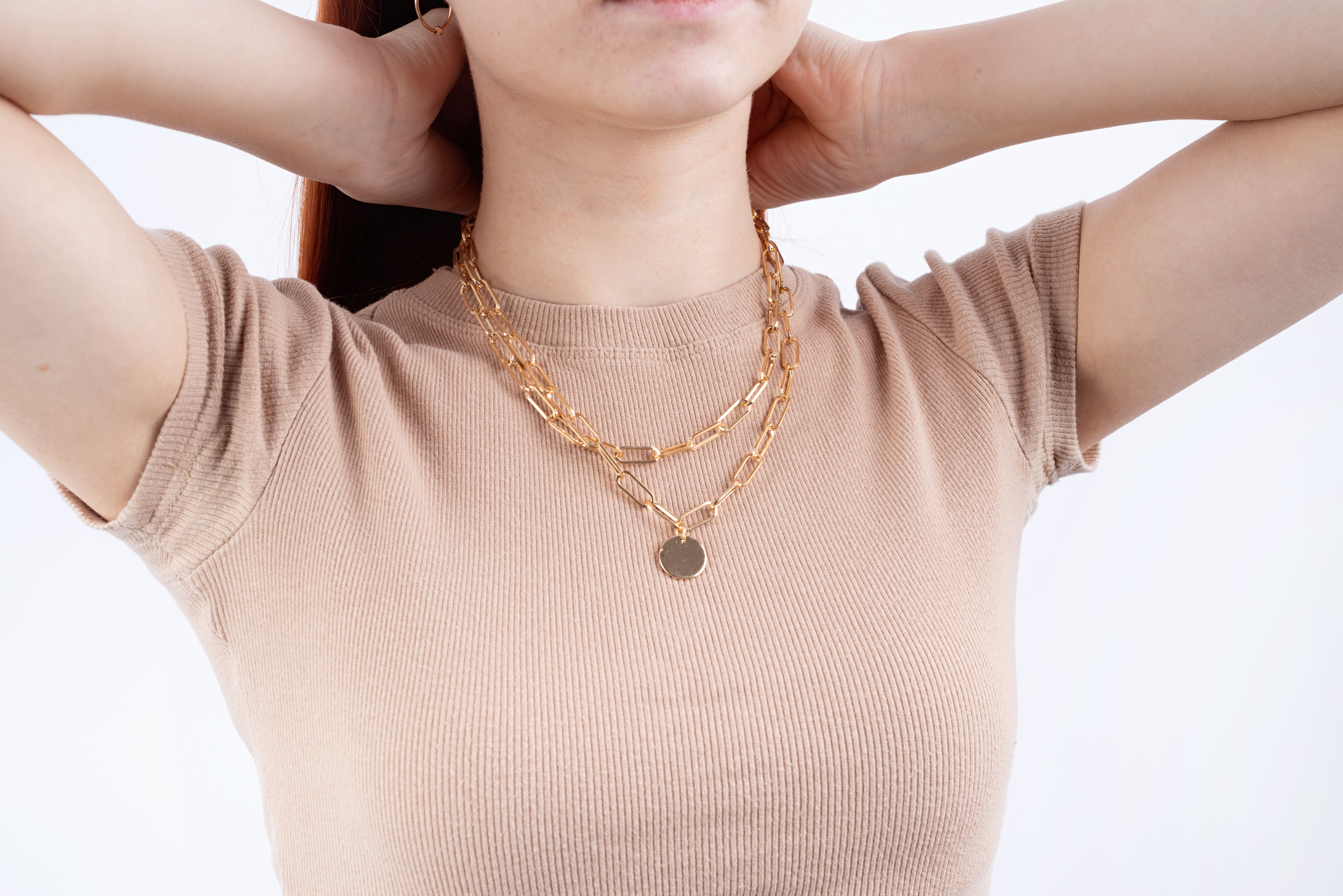 gold layer necklaces